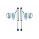Amortisseur avant Toyota HDJ80 89-97 0à+5cm 2.5" King Shocks